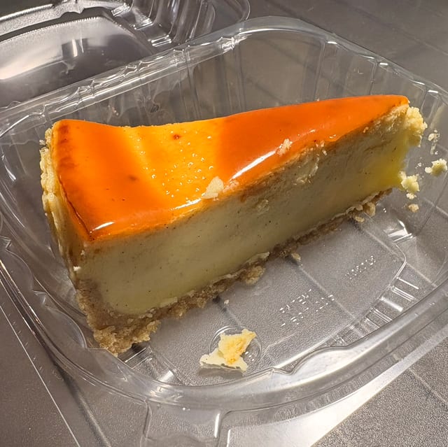 Creme Brulee Cheesecake.