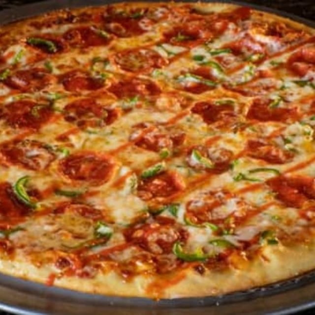 Hot & Sticky Pizza.