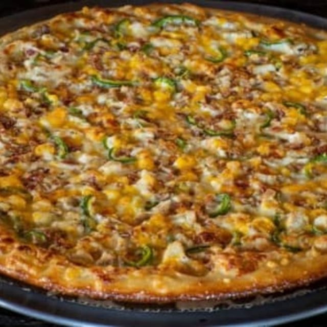 Chicken Bacon Ranch Pizza.
