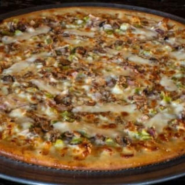 Cheesesteak Pizza.