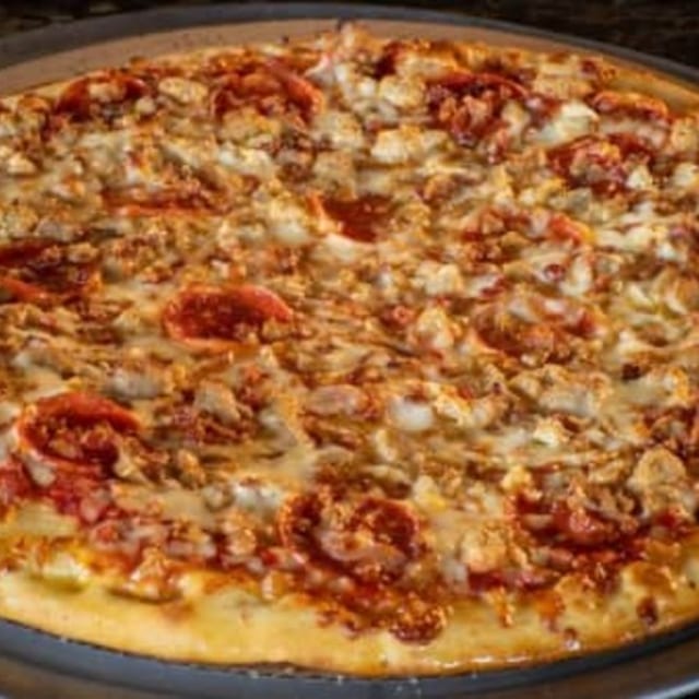 Carnivore Pizza.
