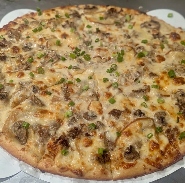 Ale Assault Pizza.